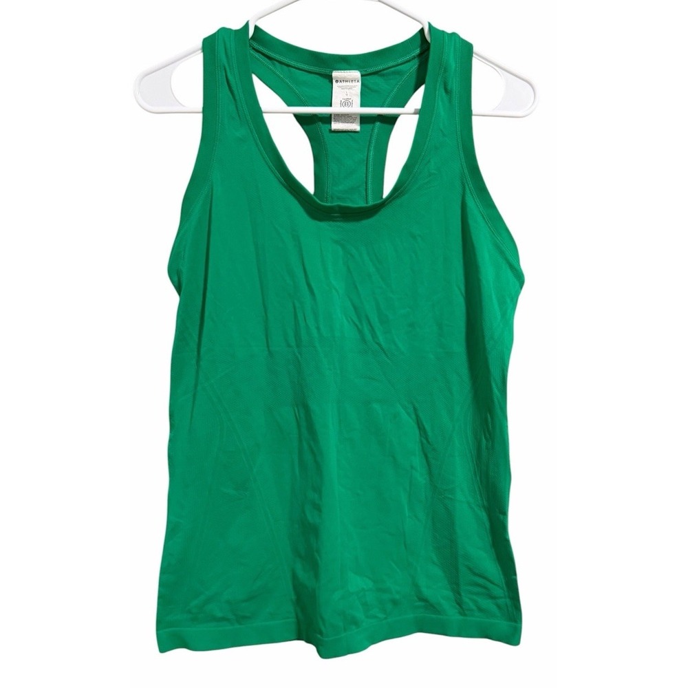 Athleta Momentum Seamless Tank Green Women's Size Large